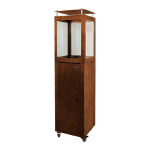 Pellet terrasverwarmer - Square - Corten