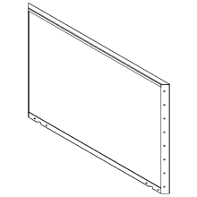 Cortenstaal plantenbak - paneel - 80 x 120 cm