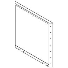 Cortenstaal plantenbak - paneel - 70 x 70 cm