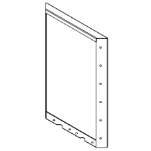 Cortenstaal plantenbak - paneel - 60 x 40 cm