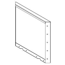 Cortenstaal plantenbak - paneel - 50 x 50 cm