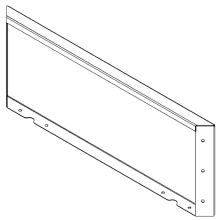 Cortenstaal plantenbak - paneel - 30 x 80 cm