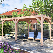 Douglas Overkapping 550x250 A-Sym/2 – Ruim, Modern en Duurzaam