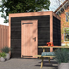 Douglas Tuinhuis Zwart Zweeds Rabat – 250x250 cm – Compact en Stijlvol