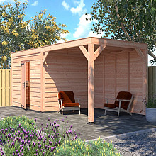 Douglas Tuinhuis Zweeds Rabat – 600x250 cm – Ruim en Duurzaam