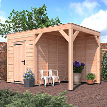 Douglas Tuinhuis Zweeds Rabat – 400x250 cm – Ruim en Duurzaam