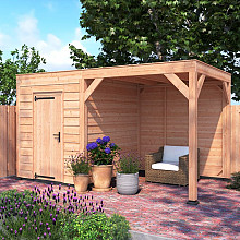 Douglas Tuinhuis Zweeds Rabat – 450x250 cm – Ruim en Duurzaam