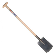 Talen Tools – Damesspade – Blank gepolijst – Essenhouten steel – 85 cm