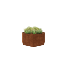 Cortenstaal plantenbak - Achthoek - 241,4 x 241,4 x 100 cm - Zonder bodemplaat