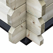 Set 5 x Fundamentbalk Composiet 300 cm voor Blokhutten – Duurzame Basis voor een Stabiele Constructi