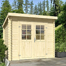 Tuinhuis Indi 230x230 cm van Noord-Europees Vuren onbehandeld