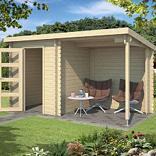 Tuinhuis Jelle 370x175 cm Onbehandeld van Noord-Europees Vuren