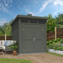 Tuinhuis Kibo 2 200x250 cm Greengrey van Noord-Europees Vuren