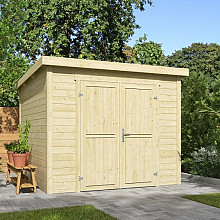 Tuinhuis Mila 250x250 cm onbehandeld noordeuropees vuren