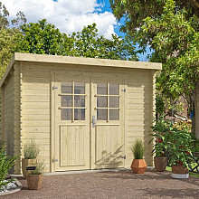 Tuinhuis Nadia 275x275 cm onbehandeld noordeuropees vuren