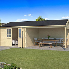 Tuinhuis Octavio 681x380 cm onbehandeld noordeuropees vuren