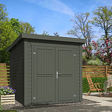 Tuinhuis Sara 200x250 cm in de kleur Greengrey
