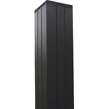 Elephant draaibaar adapterprofiel aluminium t.b.v. Modular/M&M palen 2,5x5,5x200 cm geanodiseerd