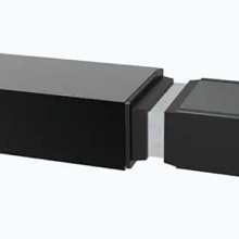 Cobra Alu verbinder L-120 mm voor 30x50mm alu 1set =4stuks