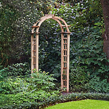 Pergolaset Falk Getoogd Groen Geïmpregneerd Grenen B114 x D54 x H255 cm