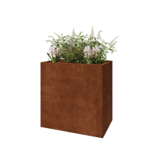 Cortenstaal plantenbak - Rechthoek - 80 x 50 x 80 cm - Zonder bodemplaat