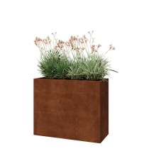 Cortenstaal plantenbak - Rechthoek - 100 x 40 x 80 cm - Zonder bodemplaat
