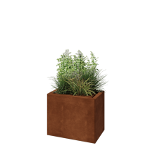 Cortenstaal plantenbak - Rechthoek - 50 x 30 x 40 cm - Zonder bodemplaat