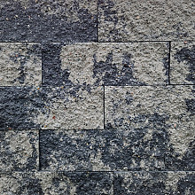 Splitrock stapelblokken 32 x 13 x 11 cm 2.0 grijs/zwart