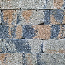 Splitrock trommel stapelblokken 32 x 13 x 11 cm 2.0 musselkalk