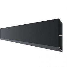 Boston alu rhombus plank profiel L-178cm 2,1x15,5 cm RAL9005