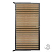 Elephant tuindeur Dark Line aluminium rhombus 40x900x1740mm co-ex natural eiken/antra incl.beslag