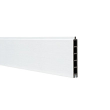 WPC Premium fence board White 2,1x16 cm (wb 15 cm) L-178 cm FSC®100%