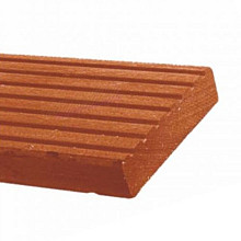 Bangkirai loopdekdeel grof profiel/glad geschaafd 2,5 x 14,5 x 244 cm