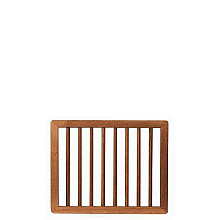 Bangkirai spijlen poort in kader 60 x 100 cm