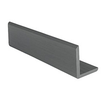 L-profiel, Grey 5,0 x 5,0 x 390 cm