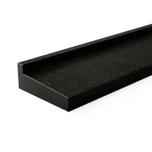 Lekdorpel RAL 9005 tbv deur en raam 200 cm