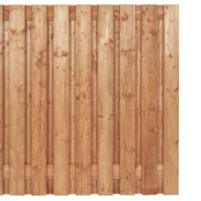 Scherm Coloured Wood fijn bezaagd 19 planks 180 x 180 cm