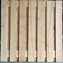 Scherm XL Douglas geschaafd (13+2) 180 x 180 cm