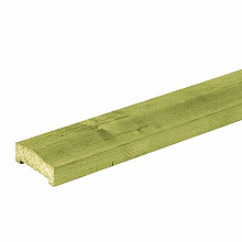 vuren afdeklijst met de afmeting 2,8 x 7,0 x 180 cm