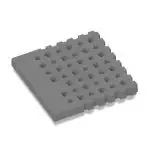 ArtiStone Weave tegel  buitenhoek 100x100x10 cm Antraciet