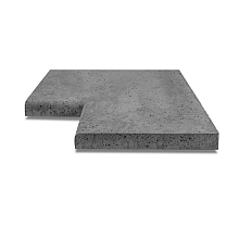 ArtiStone zwembadrand hoekstuk 90 graden 40x5 Taupe