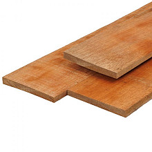 Basralocus hardhouten schothout 1,5 x 20,0 x 400 cm fijnbezaagd
