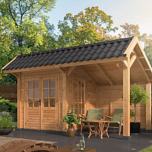 Kapschuur Bergen L Type 3 Douglas Gedroogd Potdekselplank blank