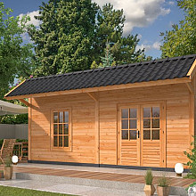 Kapschuur Bergen XL, Type 4 Douglas Gedroogd Potdekselplank blank