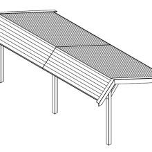 Kapschuur Bergen XL uitbreidingsset