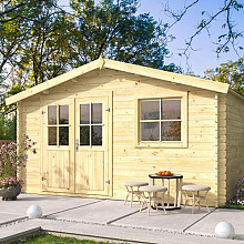 Blokhut Ferrol | 34 mm | onbehandeld