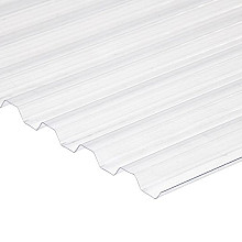 Dakplaat doorzichtig/helder D0,8 mm x L260 x B109 cm