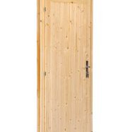 Deur enkel D5 LS vuren 90,5 x 196 cm | honinggeel geïmpregneerd,  links scharnierend