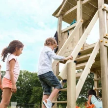 DHZ Houtpakket Blue Rabbit @Steps 8,8 x 8,8 cm