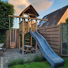 DHZ Houtpakket Blue Rabbit Kiosk 8,8 x 8,8 cm